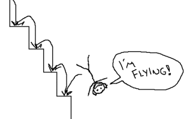 o carlos caiu da escada pela primeira vez