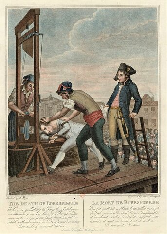 Execution of Maximilien Robespierre