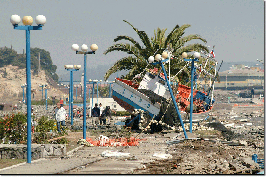 2010 Chile Tsunami Generated by Earthquake