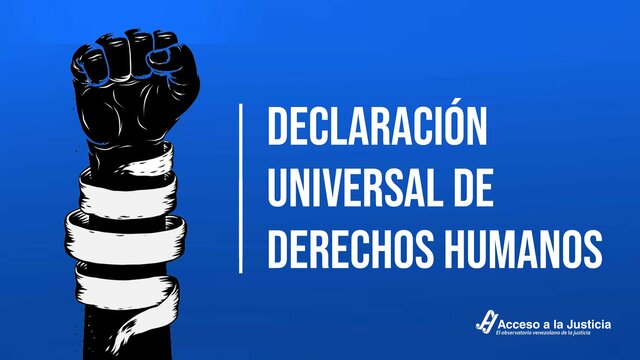 Declaración Universal de los derechos humanos