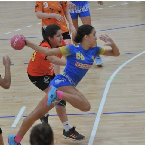 Entrenament ( seleció Gironina handbol )