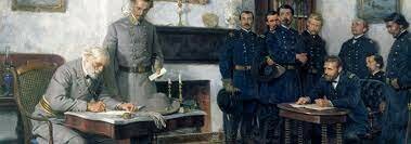 The Treaty at Appomattox Courthouse
