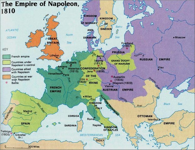 Start of the Napoleonic Empire