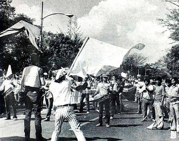 Manifestación de la CRM