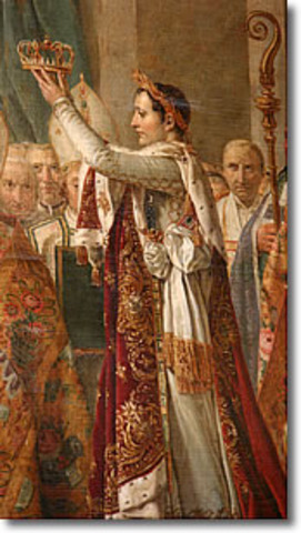 Napoleon Crowns Himself Emperor