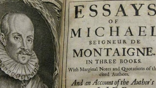 Michel de Montaigne publica Los Ensayos