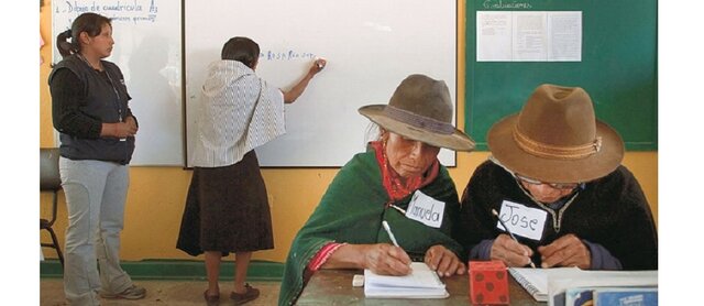 Programa de alfabetización en Colombia