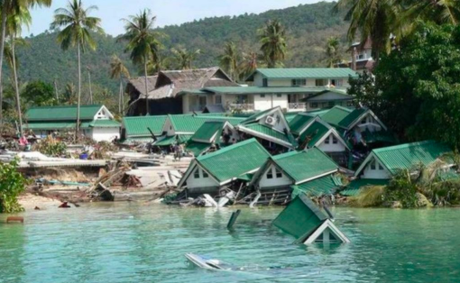The Boxing Day Tsunami, The west coast of Northern Sumatra Indonesia