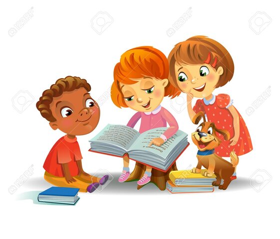 Reading to Kindergarteners