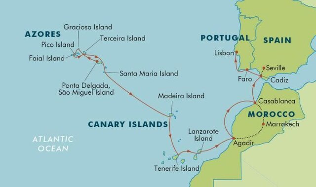 Aztoreetako Uharteak aurkitu.