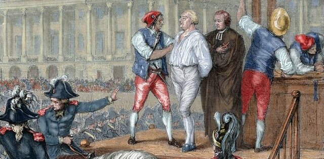 Guillotinacion de Luis XVI