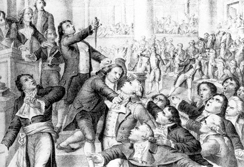 Caída de los jacobinos