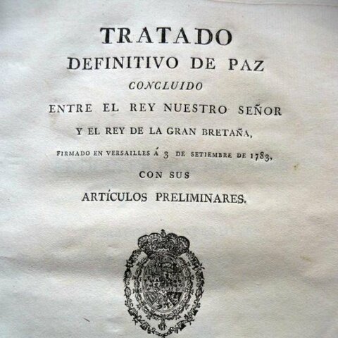 Tratado de Versalles (fin de la guerra de independencia de los Estados Unidos). España recupera Menorca y Florida.