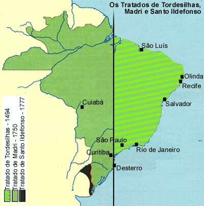 Cesión de las reducciones jesuíticas a Portugal a cambio de la entrega de la colonia de Sacramento