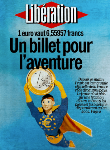 La mise en circulation de l'Euro