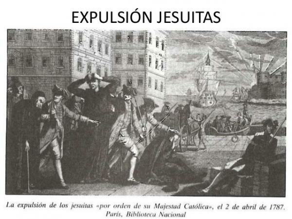 Expulsión de España de la Compañía de Jesús.