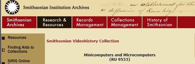 Commemorated by Smithsonian