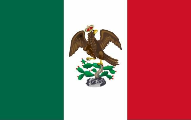 BANDERA DEL IMPERIO DE INTURBIDE