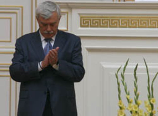 Георгий Полтавченко наделен полномочиями губернатора Петербурга