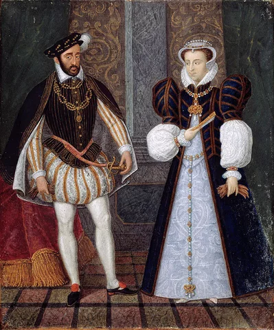 Enrico II e Caterina de medici sovrani di francia