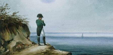 Napoleón Bonaparte es exiliado a la isla de Santa Elena
