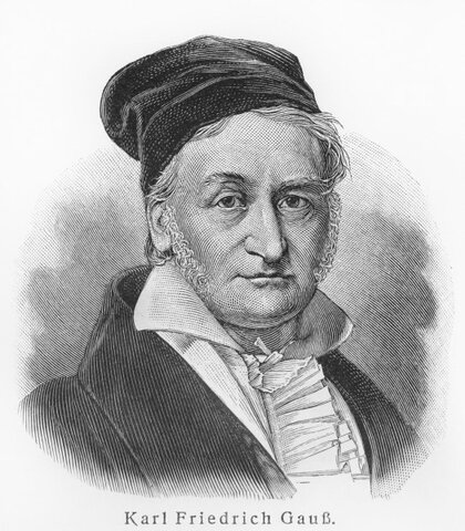 Carl Friedrich Gauss ( 177 - 1855)