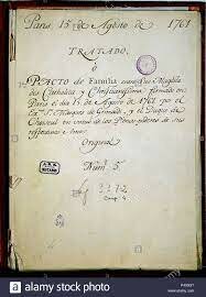 Tercer Pacto de Familia y derrota en la guerra de los Siete Años.