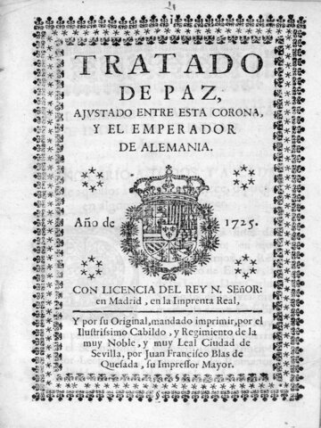 Austria renuncia a sus aspiraciones territoriales en España.