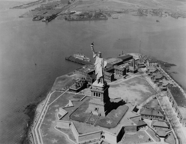 The Statue of Liberty Completed