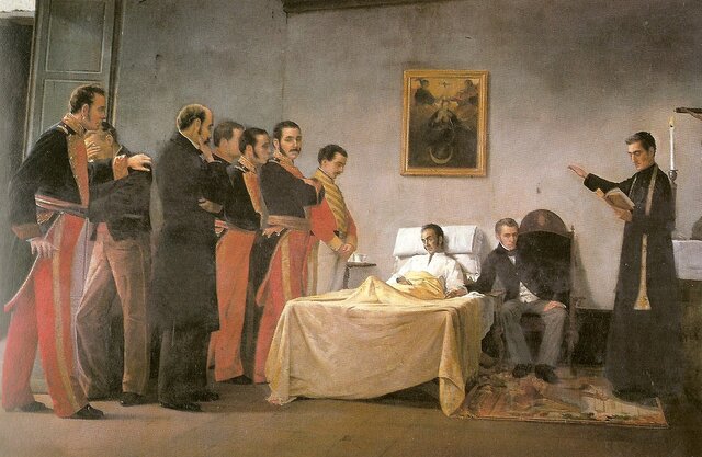 Muerte del Libertador.
