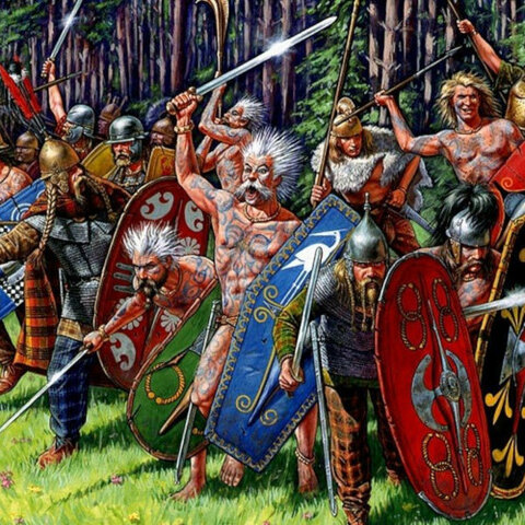 A group of people from central Europe, started settling across much of Britain and Ireland