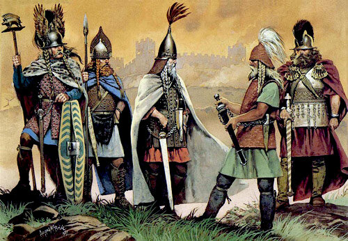 A new people entered the story of the western world