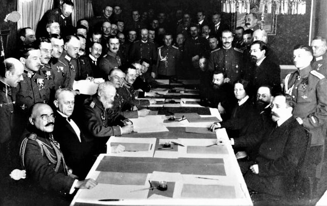 Russia abbandona il conflitto (Trattato di Brest-Litovsk)