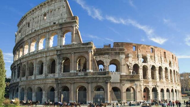 Colosseum - The Colosseums impressive structure spans 6 acres and represents the importance of Roman engineering. At the time it was built, it signified the wealth and power in the Roman Empire.