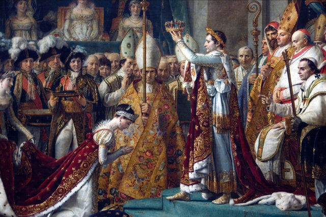 Napoleon crowns himself emperor