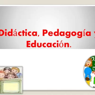 Timeline: educacion, pedagogia y didactica