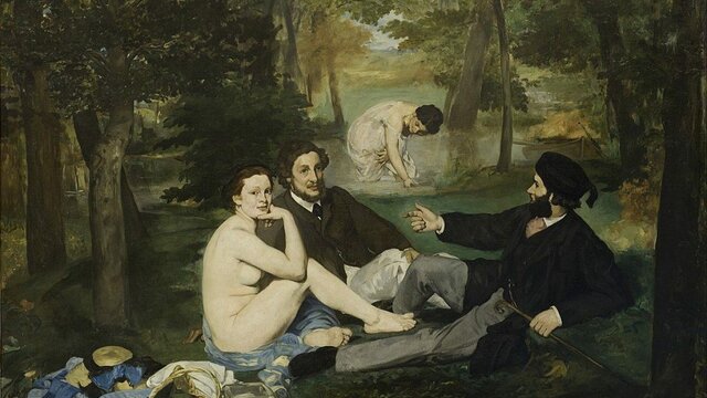 El almuerzo campestre - Manet
