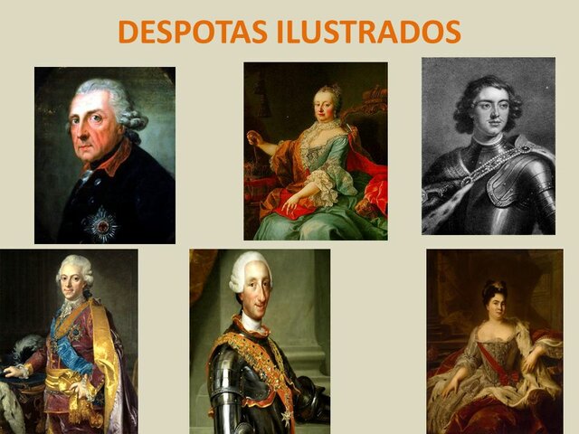 Despotisme il·lustrat (Espanya, Rússia, ...)