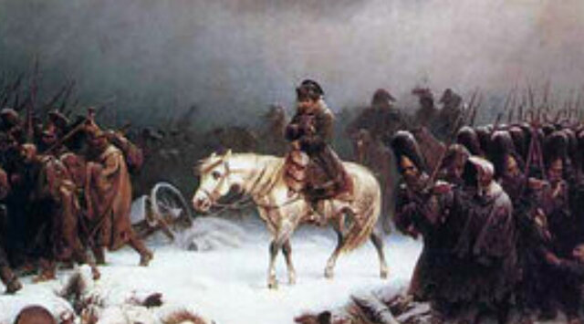 Napoleon is defeated