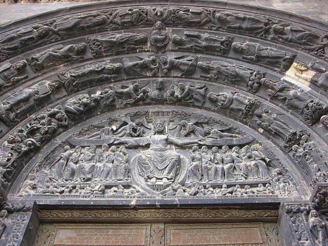 Tímpano de la Basílica de Saint-Denis