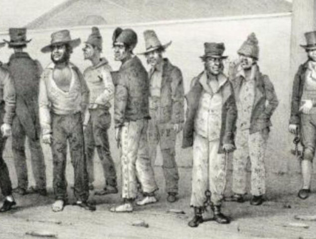 Irish convicts arrive