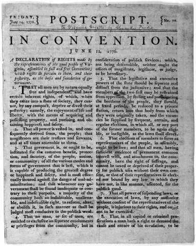 Declaración de Derechos de Virginia