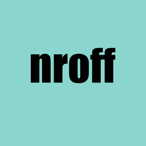 nroff