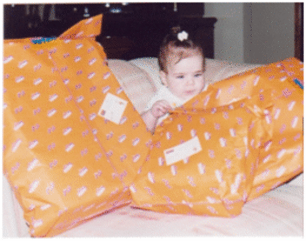 Julia no dia das crianças