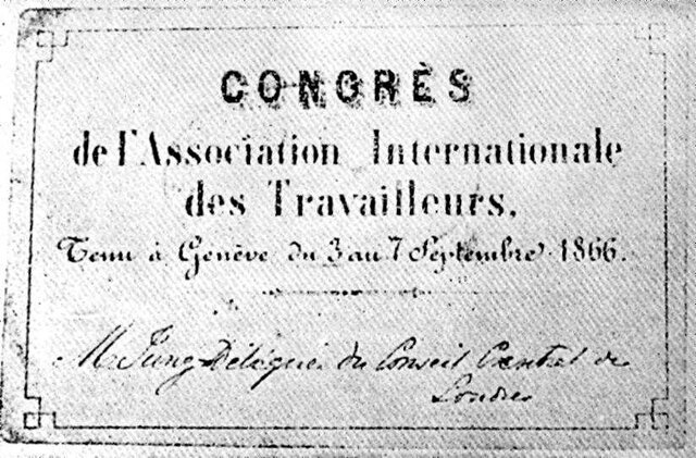 Primer congrés de l'AIT