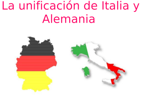 Unificación de Italia y Alemania
