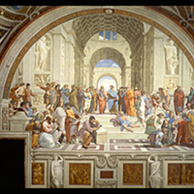 Timeline: Filósofos de la Escuela de Atenas