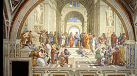 Timeline: Filósofos de la Escuela de Atenas