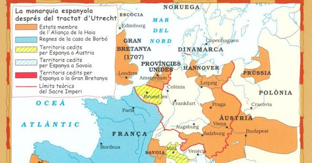 Tractat Utrecht. Equilibri de poder a Europa