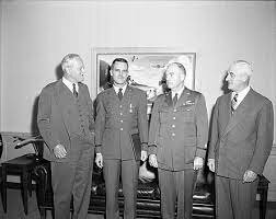 Eisenhower meets Dulles and Wilson